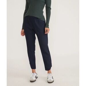 MARINE LAYER Allison Pull On Pants Navy Blue Elastic Waist Women Small Modal